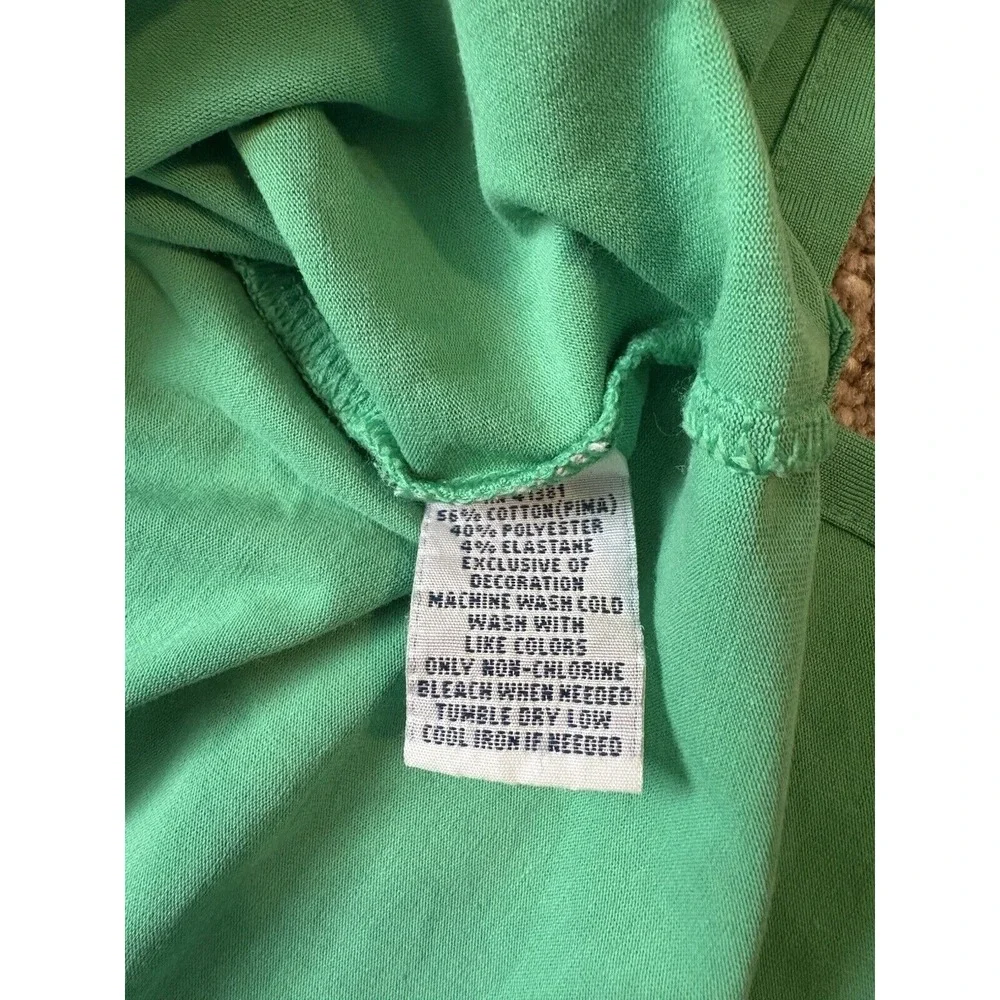 Ralph Lauren Golf Performance Polo Shirt Mens Large Green Short Sleeve Stretch‎